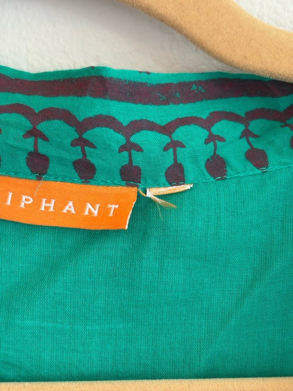 Oliphant Golden Rod Green Embroidered Maxi Dress - Picture 5 of 7